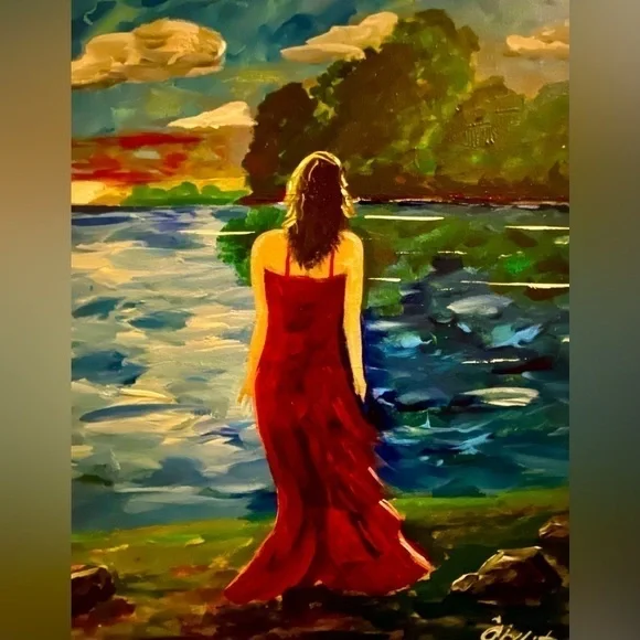 LADY in red - Picture 1 of 1